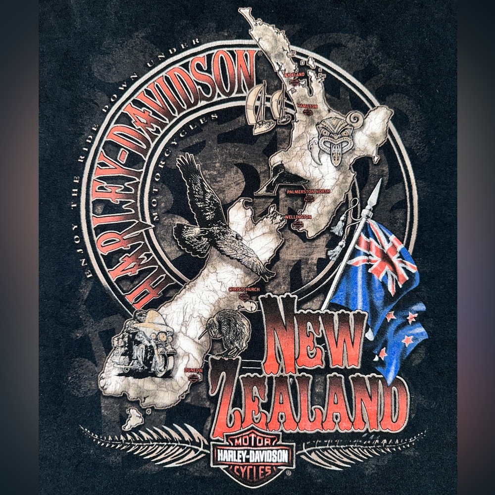 Harley Davidson New Zealand Shirt